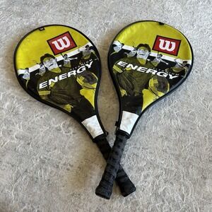 Wilson Titanium Energy Tennis Racquets w/ Cover | Lot Of 2